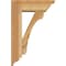 Ekena Millwork Legacy Traditional Rough Sawn Bracket w/ Offset Brace, Western Red Cedar, 6"W x 16"D x 24"H BKT0604X16X24LEC01RWR - alternate 2
